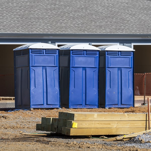 what is the cost difference between standard and deluxe portable toilet rentals in Henderson Nebraska